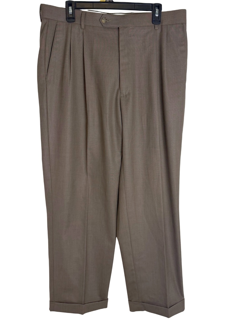 Enro Men's Pleated Dress Pants Trousers Size 36X30